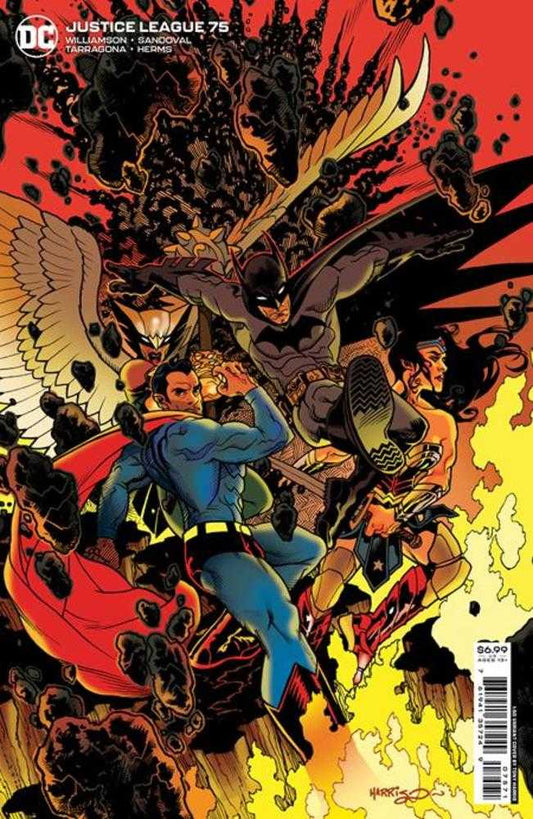 Justice League #75 Cover G 1 in 50 Tony Harris Card Stock Variant